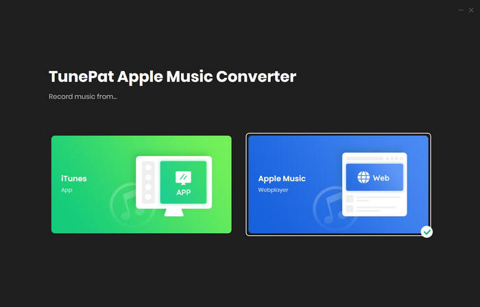 Main interface of Apple Music Converter
