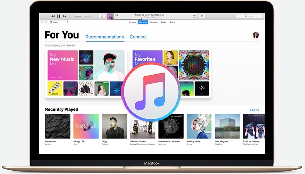 iTunes Apple Music on computer 
