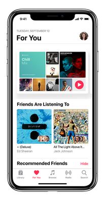 Stream Apple Music to iPhone X