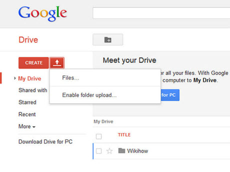 use google drive with browse