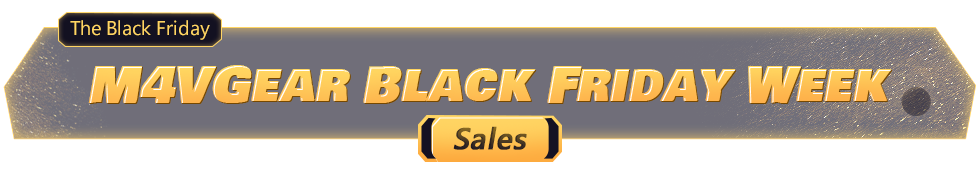 M4VGear Black Friday sales banner